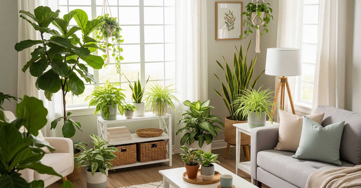 plantas que renovam a energia do ambiente