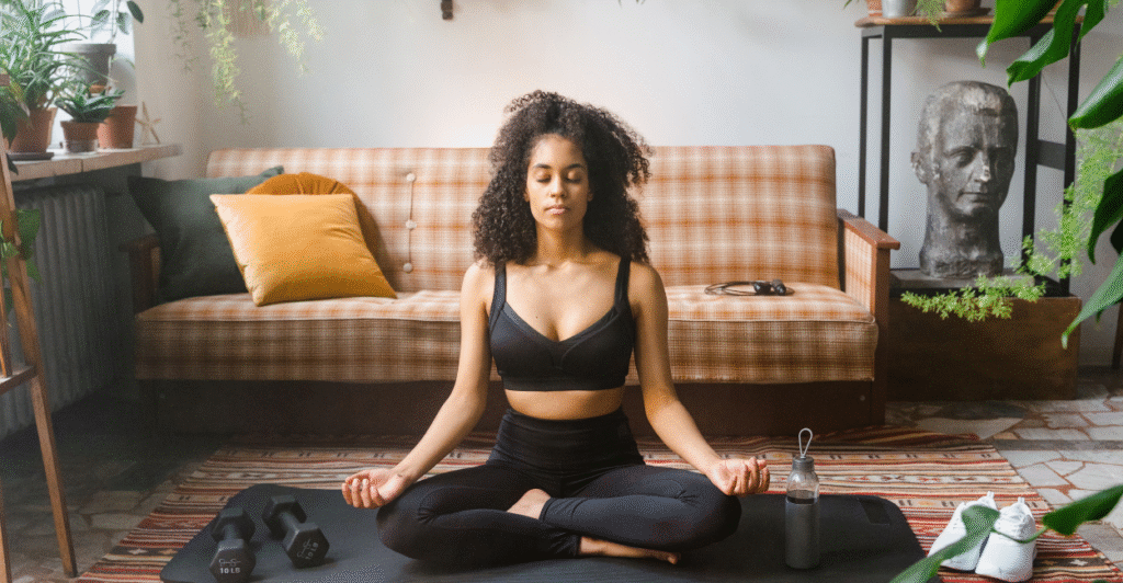 meditar em casa