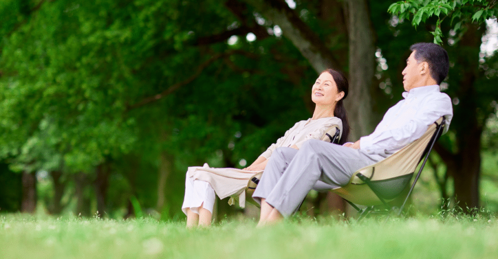 cenário calmo e acolhedor